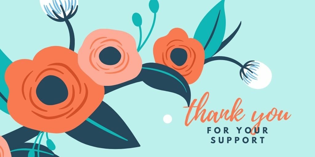 Thank you for your support