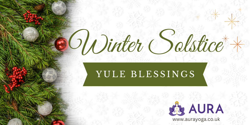 Text: Winter Solstice and Yule Blessings Aurayoga