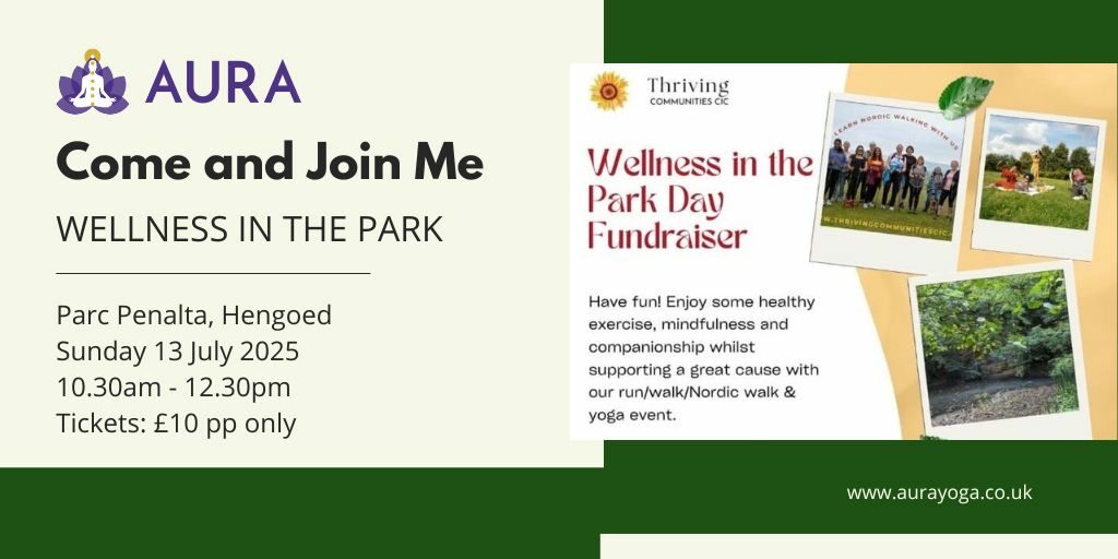 Come and join me for Wellness in the Park